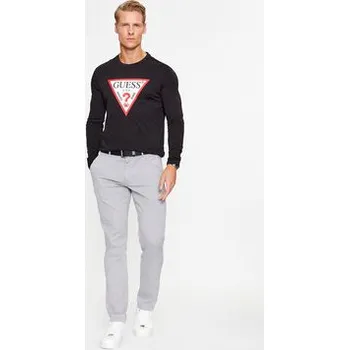 Pánská košile Guess S dlouhým rukávem M2YI31 I3Z14 Černá Regular Fit XL