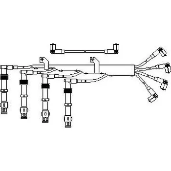 Zapalovací kabel Sada kabelů pro zapalování, , BREMI, 473/100