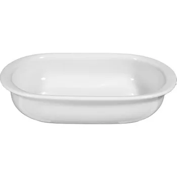 pekáč Zapékací mísa oválná 22 x 14,5 cm LUKULLUS, bílá, Seltmann Weiden