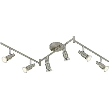 Bodové svítidlo BRILONER Bodové svítidlo 120 cm 6xGU10 18W 1500lm matný nikl BRILO 2991-062B