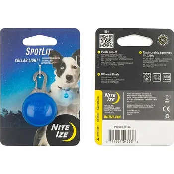Obojek pro psa Nite Ize Světýlko nejen na obojek Spotlit Barva: Modrá