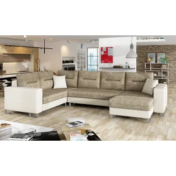 Obývací pokoj ImportWorld Rohová rozkládací sedací souprava Claude - Berlin 03 / Soft 33 (barva potahu) - pravá