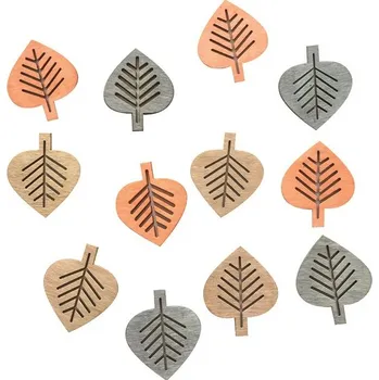 Anděl Přerov, s.ro. Dřevěné listy přírodní 4 cm - 12 ks