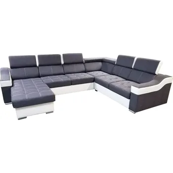 Sedací souprava Eoshop Rohová sedací souprava Lineteca OTM2FR2B - do U - lux 05 / soft 31 (barva potahu) - levá