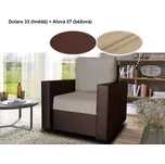 ImportWorld Křeslo Paris, Dolaro 33 + Alova 07 (barva potahu)