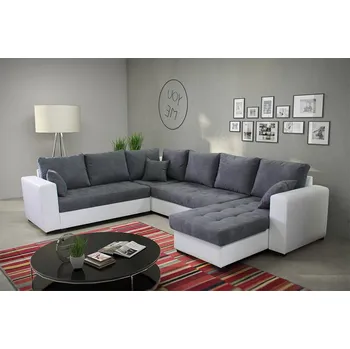 Sedací souprava Eoshop Rohová sedací souprava Marina Bay B2R2FOT - do U - aria 15 / soft 31 (barva potahu) - pravá