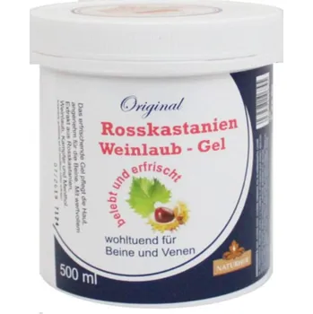 Bylinná léčivá mast Naturhof Kaštanový gel na nohy a žíly, 500 ML