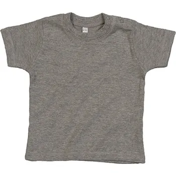 Chlapecké tílko Babybugz Dětské tričko z organické bavlny s patentky na rameni Barva: šedá melír, Velikost: 3-6 měsíců BZ02