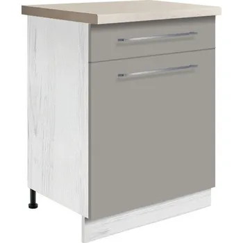 Kuchyňská skříňka ANNA spodní skříňka 5D "60" šedá