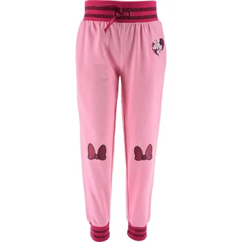 Dívčí tepláky DISNEY MINNIE s mašlí růžové Velikost: 116