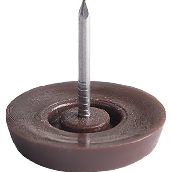 Narážecí kluzák plastový KRUH hřebík pr.20mm 8ks