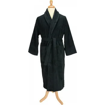 Pánský župan A&R Unisex župan s velkým límcem 400 g/m Barva: Černá, Velikost: L/XL AR025