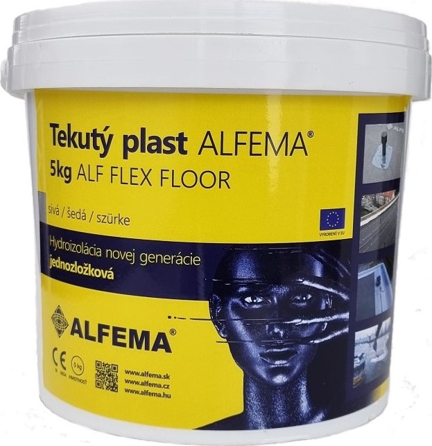 Tekutý plast ALF FLEX Floor 5 kg šedý