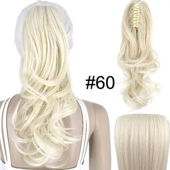 Příčesek Syntetické vlnité vlasy s klipem - 60