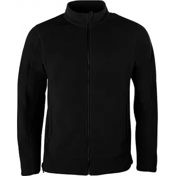 Pánská mikina HRM Pánská mikina se zipem z mikropolárního fleecu Barva: Černá, Velikost: 5XL HRM1201