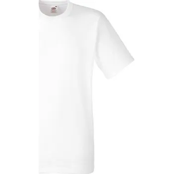 Pánské tričko Fruit of the Loom Pracovní tričko Heavy T z hrubší tkaniny, 195 g/m Barva: Bílá, Velikost: 3XL F182