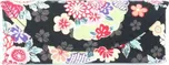 Japonské dámské pouzdro na brýle Black Flower 9
