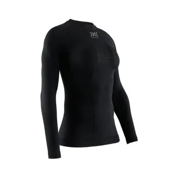 Dámské tričko X-Bionic Merino Shirt LG SL Women Black/Black černá S