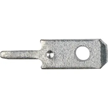 Klauke 2010 faston zástrčka pro připájení do DPS Šířka zástrčky: 2.8 mm Tloušťka konektoru: 0.8 mm 180 ° bez izolace kov 1 ks