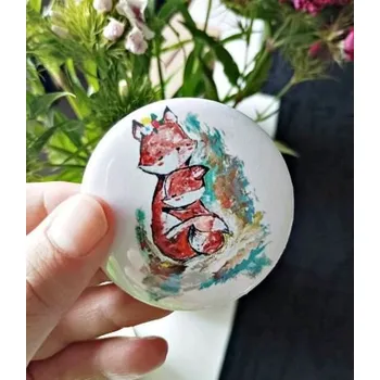 Placka Lišky - Art&Deco by TDS 0000424