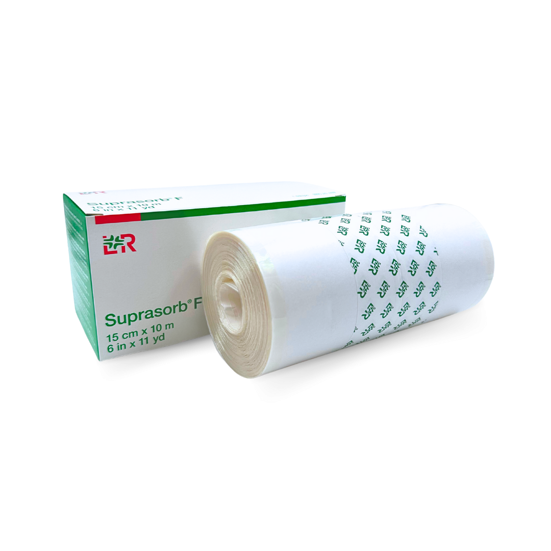 Lohmann & Rauscher Suprasorb F - transparentní hojivá fólie (náplast) v roli 10m x 15cm