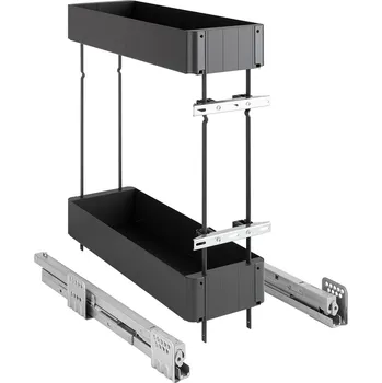 Nábytkové kování KES K-Line dvojkoš 200mm antracit 2141 (KES 002141 K-Line dvojkoš 200mm antracit)