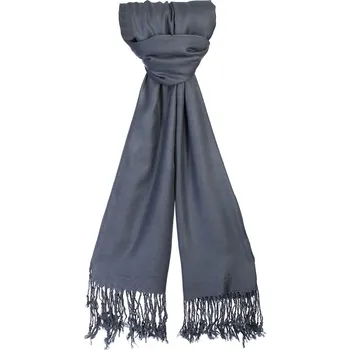 Šátek Dámský šátek 90 x 175 cm Fringes 23-07 šedý