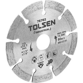 Řezný kotouč TOLSEN Diamantový kotouč segmentový 230 mm 76707