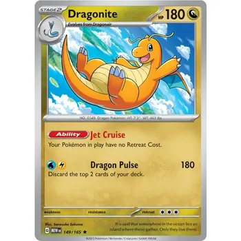 Sběratelská karetní hra Dragonite 149/165 - Scarlet & Violet 151 Typ karty: Holo