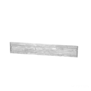 Příslušenství pro plot DITON Plotový systém NOVÁ TRÓJA Velikost: 185 x 5 x 25, Varianta: Nová Trója - deska poloviční přírodní, Povrch: natur, reliéfní