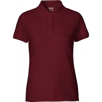 Pevná dámská polokošile Neutral z organické bavlny 235 g/m Barva: Červená vínová, Velikost: L NE22980