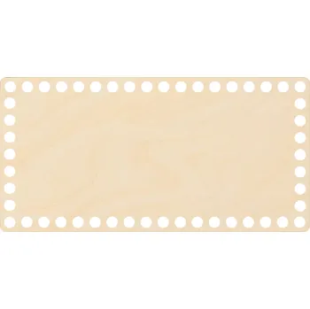 WoodenPuzzle.cz Dno na háčkování - obdélník - přírodní (různé velikosti) Velikost: 20x10 cm