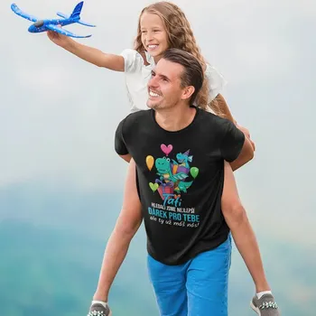 Žertovný předmět Tati - hledali jsme nejlepší dárek pro tebe (verze 2) - pánské tričko s potiskem