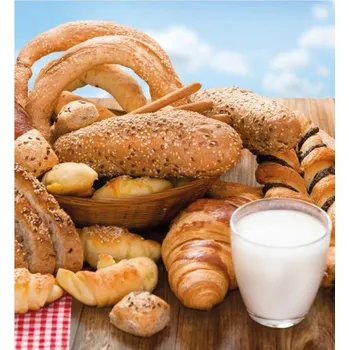 Nákupní taška Hafyso Taška PE ucho 44 x 47 cm, pečivo