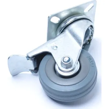 Pojezdové kolečko Kolečko zátěžové pr. 50 mm + plotnička + brzda