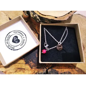 Náhrdelník Náhrdelník ocel a minerál Karma - Dreamer 0001036