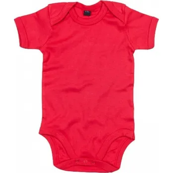 Dětské dupačky Babybugz z organické bavlny 200 g/m Barva: Red, Velikost: 12-18 měsíců BZ10