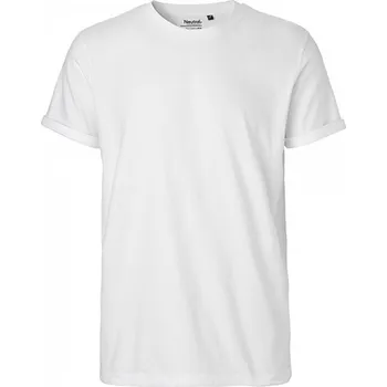 Pánské tričko Neutral Moderní pánské organické tričko s ohnutými konci rukávů Barva: Bílá, Velikost: XXL NE60012