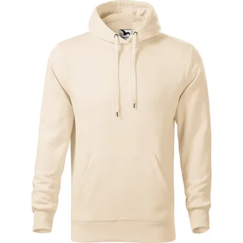 Pánská mikina MALFINI Pánská klokanka Cape s kapucí s podšívkou, 65% bavlny Barva: mandlová, Velikost: XL