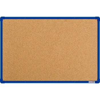 BoardOK - tabule korek 90 x 60 cm, modrý rám