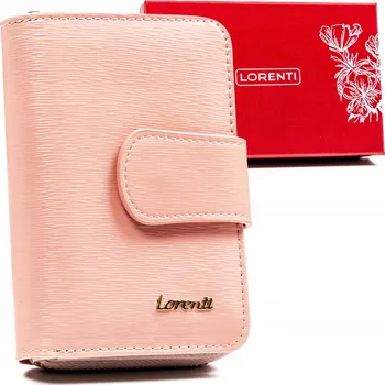 Peněženka Dámská vertikální kožená peněženka se zapínáním na patent Barva: Světle Růžová