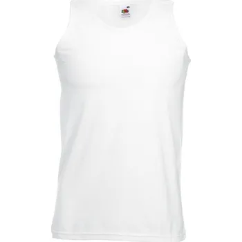Pánské tílko Fruit of the Loom Pánský nátělník Athletic Vest, 165 g/m Barva: Bílá, Velikost: L F260