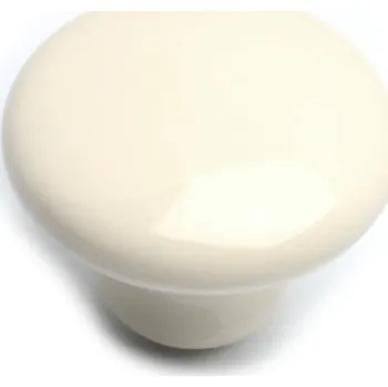 Nábytkové kování Úchytka knobka GP20 porcelán kávová bílá