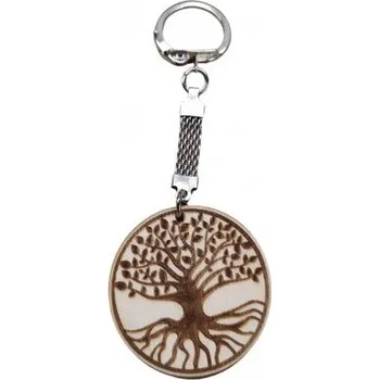 Přívěsek Dřevěná klíčenka Strom života - kouzlo myšlenky 0000276