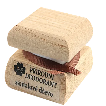 Santalové dřevo deodorant ve dřevě - RaE