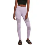 Dámské legíny Urban Classics se síťovanými vsadkami na přední straně Barva: fialová liliová, Velikost: XL