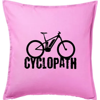 Polštář Cyclopath ebike - Polštář 50x50 - 50x50 - Pouze potah ( Růžová )