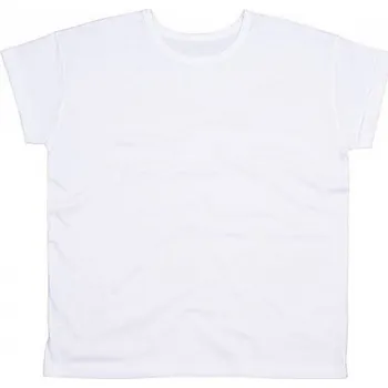 Dámské tričko Volné dámské organické tričko Mantis Boyfriend s ohrnutými rukávky Barva: Bílá, Velikost: S P193