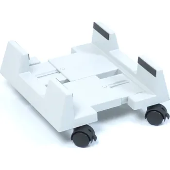 Úložný box Vozík na PC 30x15-25 cm sv.šedý plast