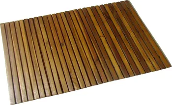 vidaXL Koupelnová předložka z akáciového dřeva 80 x 50 cm hnědá